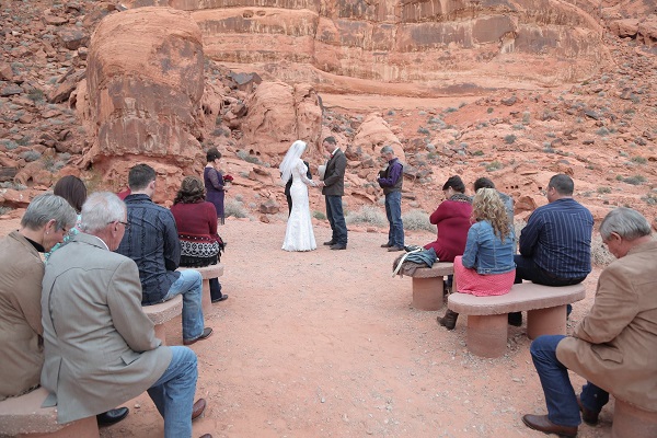 Chapel of the Flowers Las Vegas weddings opposite venues valley of fire