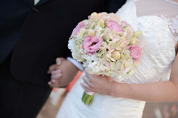 Las Vegas Wedding Ceremony at Chapel of the Flowers Celebrate with Blooms