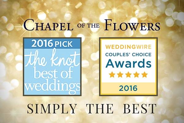 Chapel Of The Flowers Award Winner Wedding Wire Knot Chapel Of The Flowers Award Winner Wedding Wire Knot