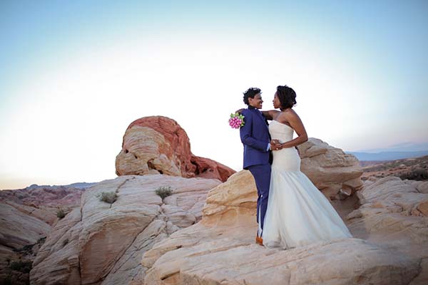 Wedding packages in Las Vegas Nevada at Valley of Fire