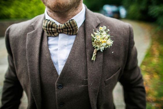 Tweed Grooms Suit