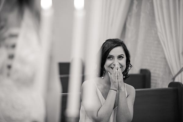 Wedding Guest taking in the Ceremony