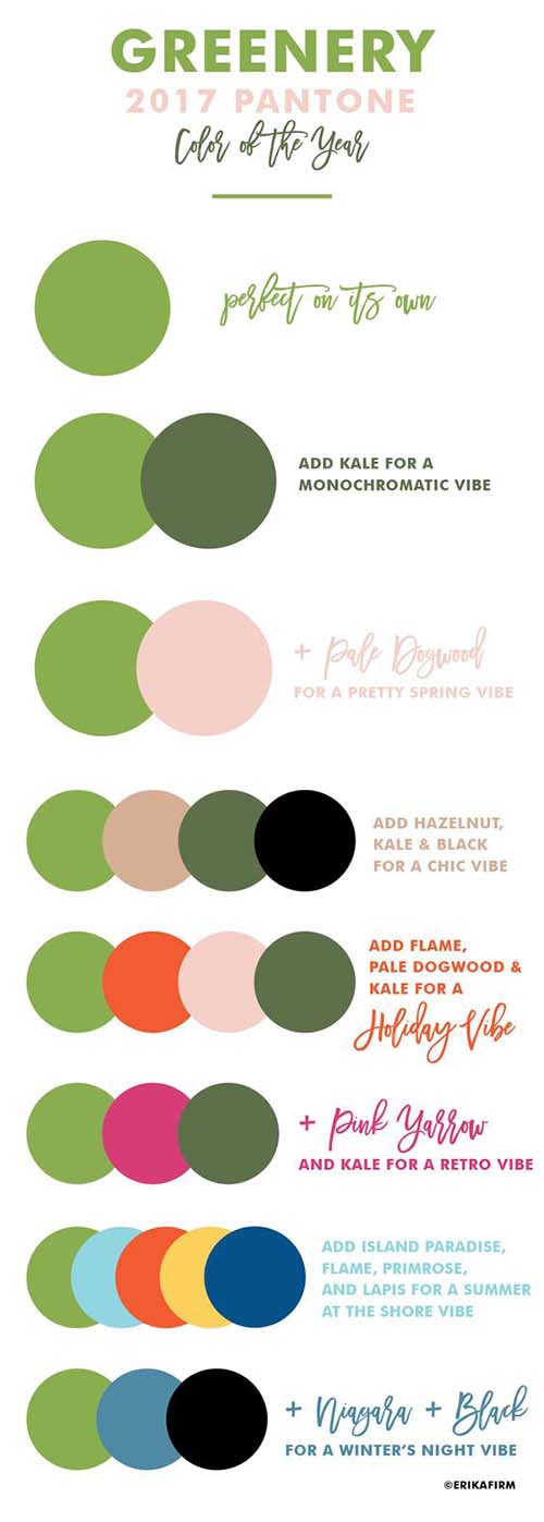 2017 Wedding Color Palettes and Schemes