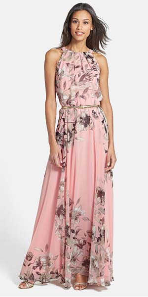 floral mother of the bride gowns