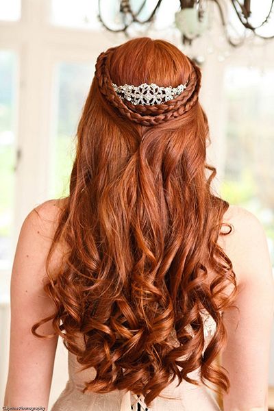 Game of Thrones Wedding Hair with Crown