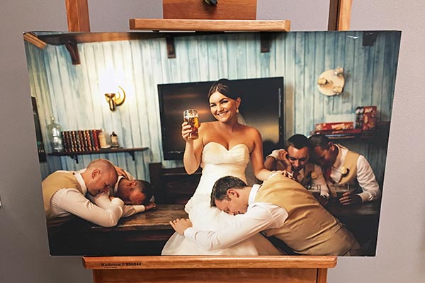 Photo Canvas of Wedding Photo | Wedding Photo Gifts and Keepsake Ideas