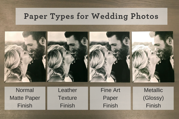 Photo Paper Types | Wedding Photo Gifts and Keepsake Ideas