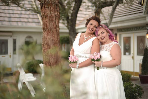 Same-Sex Weddings in Las Vegas by Chapel of the Flowers