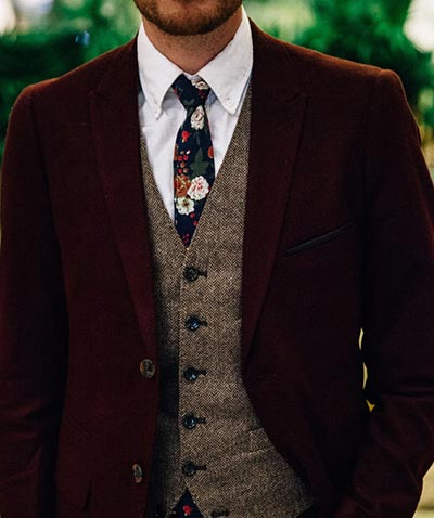 Burgundy Suits