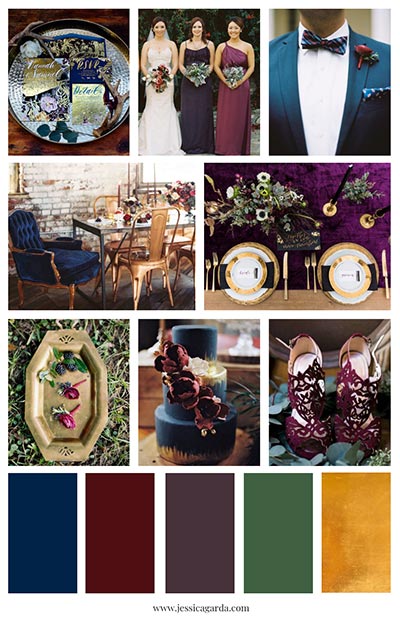 Bright Fall Wedding Colors | Wedding Color Palette | Fall Wedding Ideas