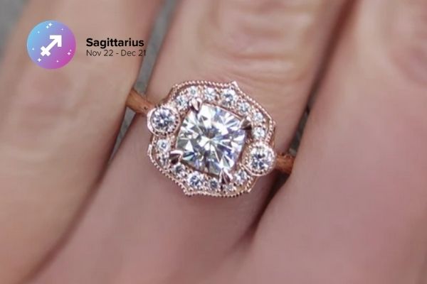 Sagittarius Engagement Ring