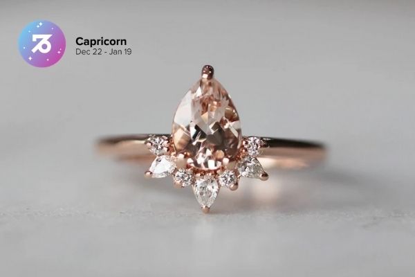 Capricorn Engagement Ring